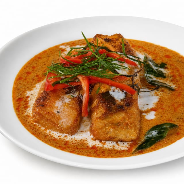 Salmon Panang.
